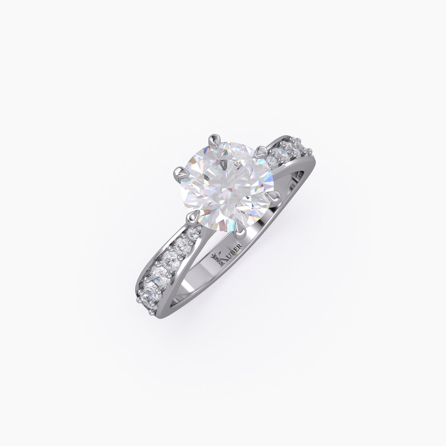 Round Lab Grown Diamond Ring