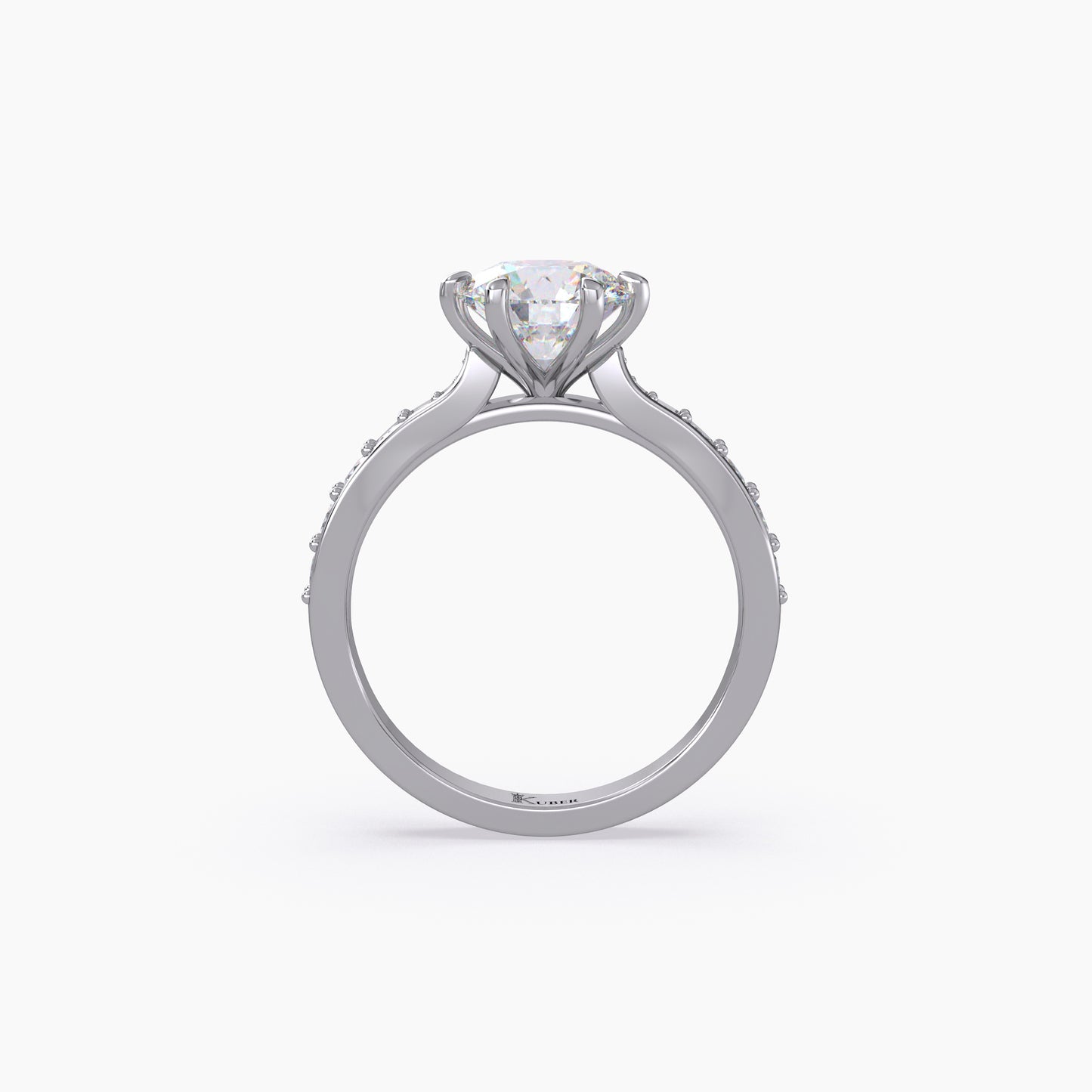 Round Lab Grown Diamond Ring