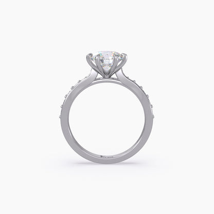 Round Lab Grown Diamond Ring
