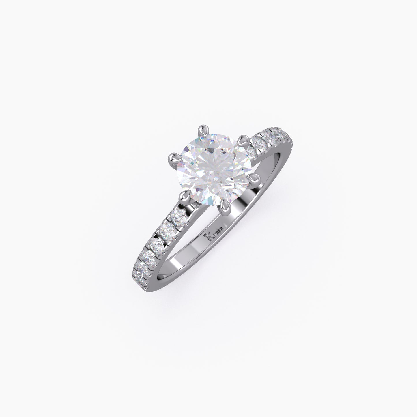 Round Shape Lab Grown Diamond Ring