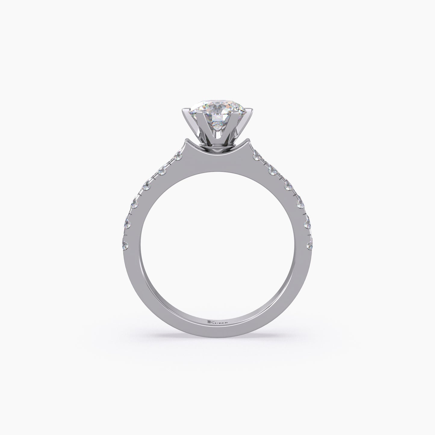 Round Shape Lab Grown Diamond Ring