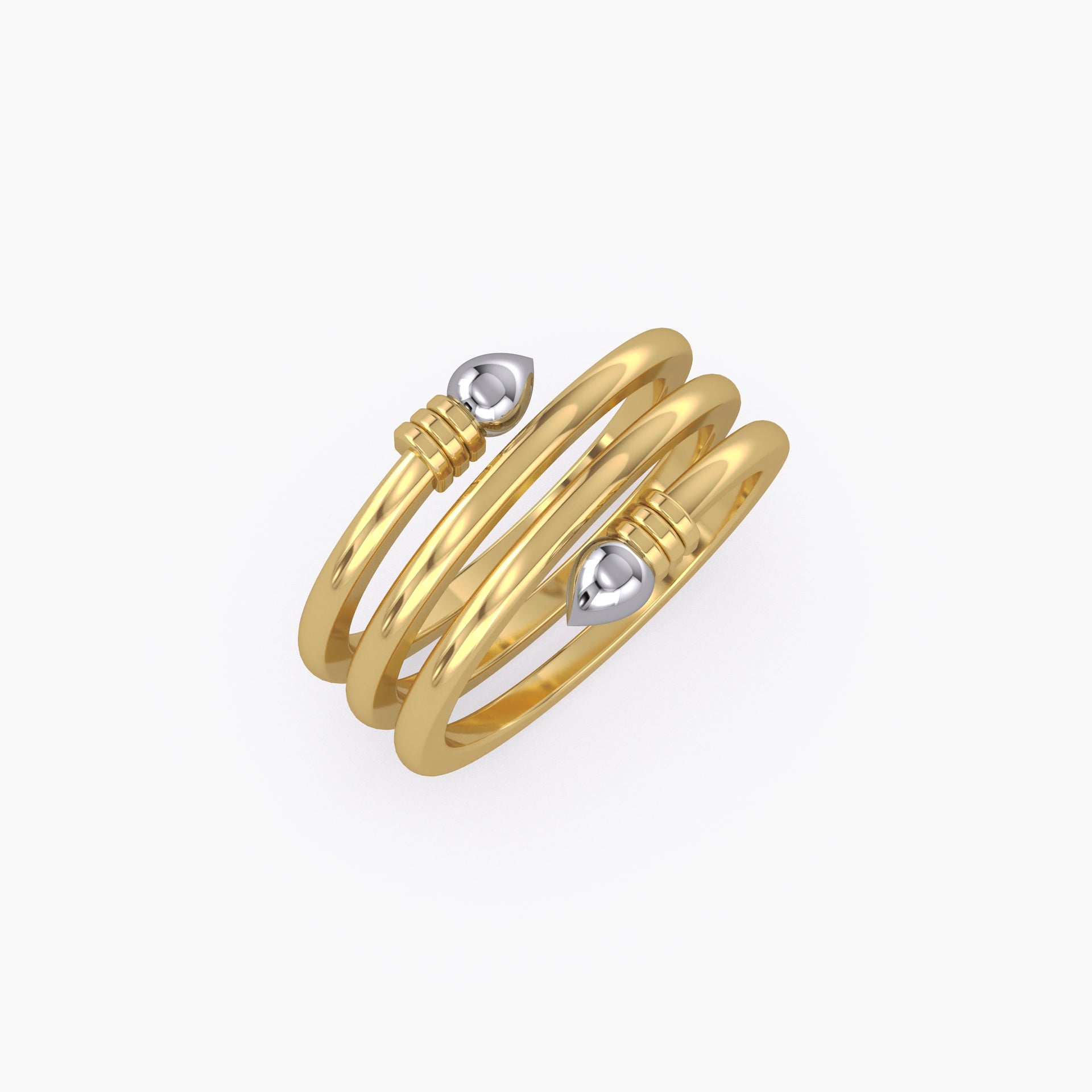 Long Spring Ring Spring Ring – Kuber gold