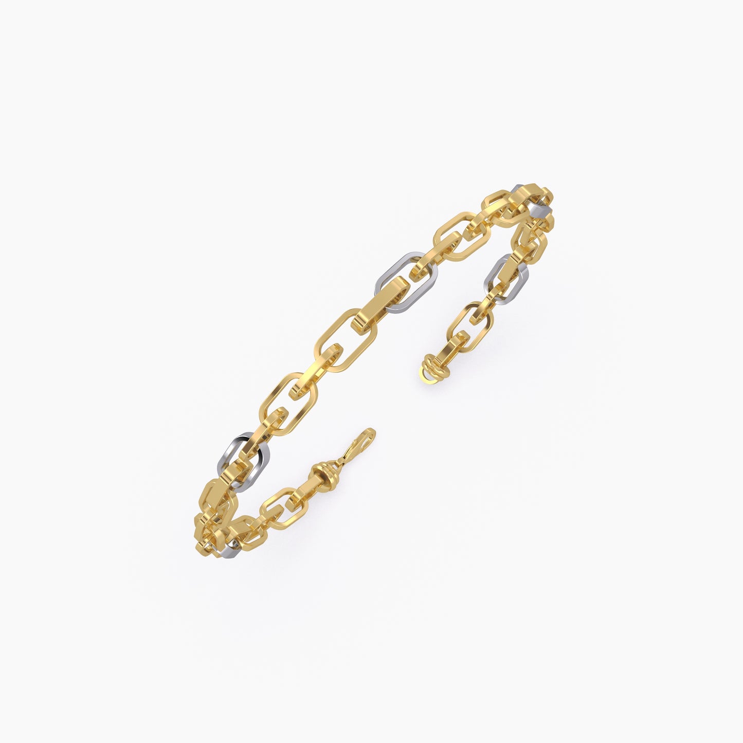 Two-Tone link Bracelets