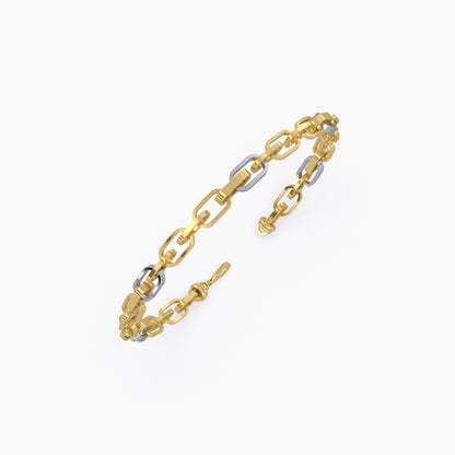 Two-Tone link Bracelets
