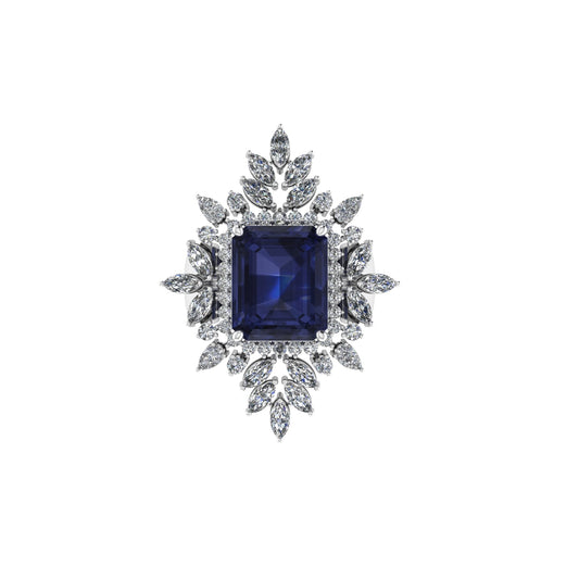 Emerald Cut Lab-grown Diamond Ring