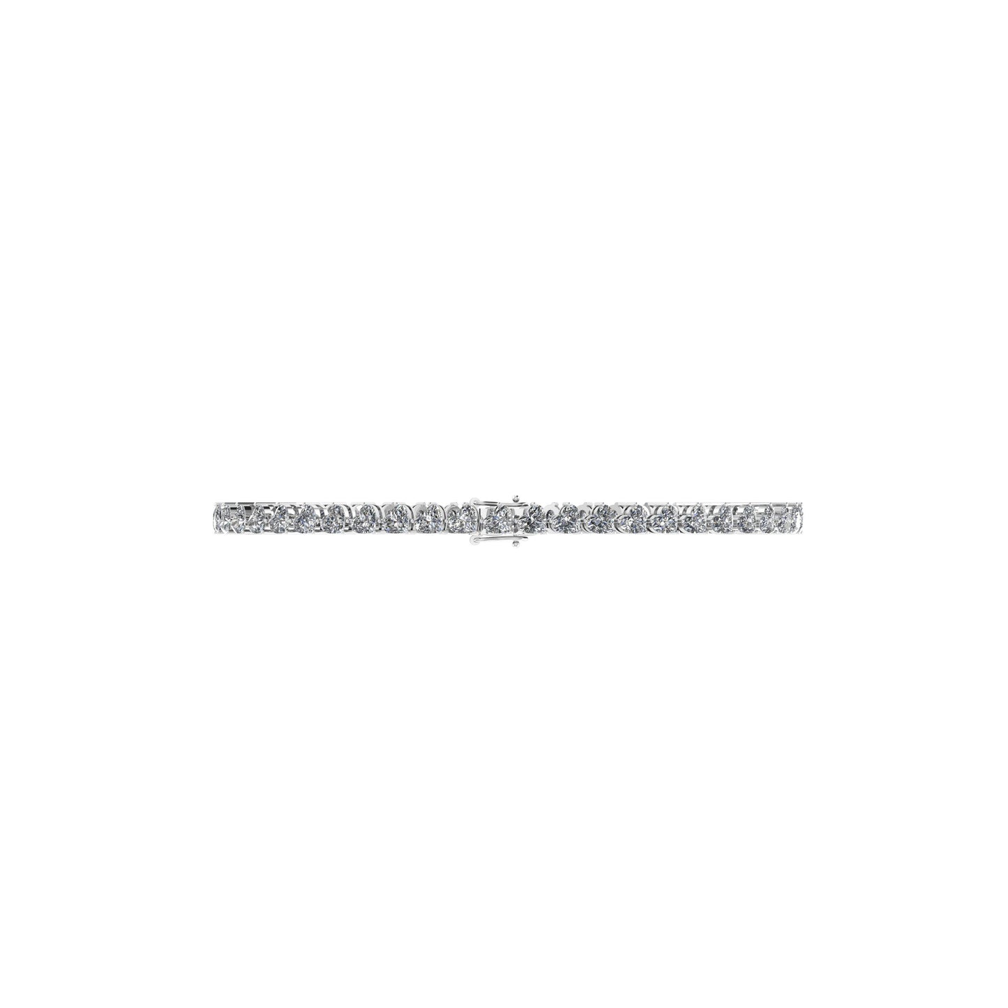 Lab Grown Diamond Heart Shape Tennis Bracelet