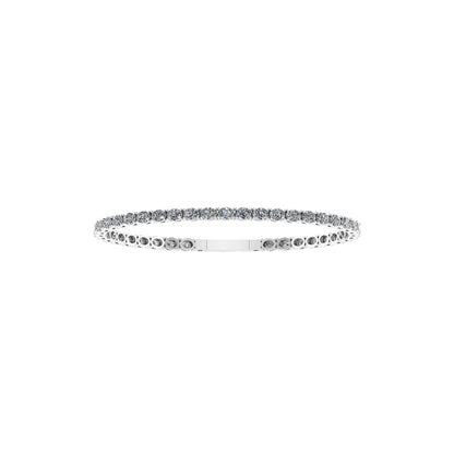 Lab Grown Diamond Oval Shape Tennis Bracelet