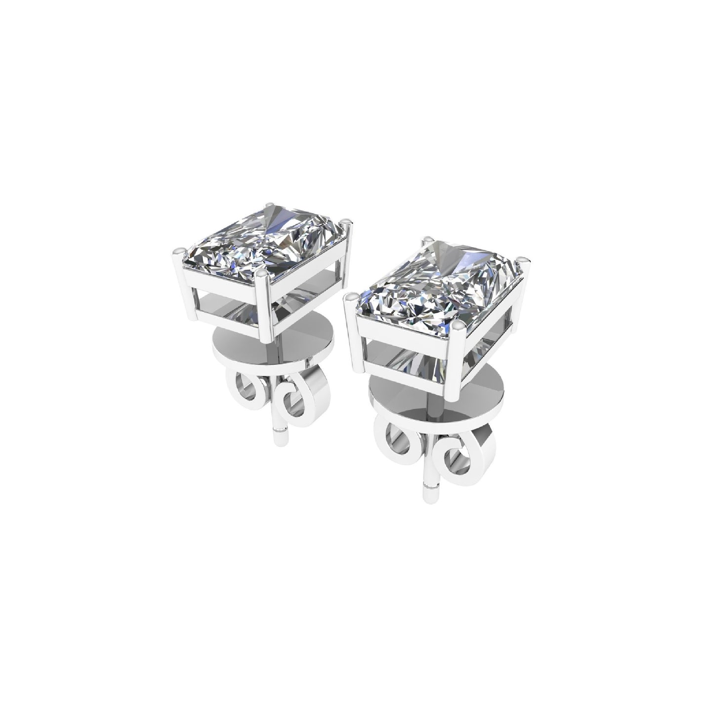 Lab Grown Diamond solitaire Earring