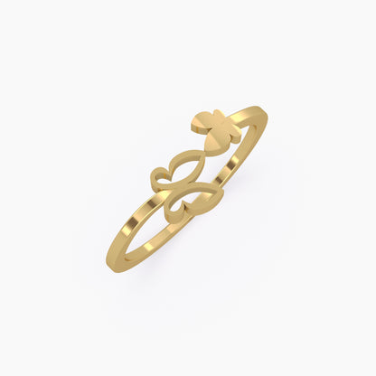 Yellow Gold Knot ring