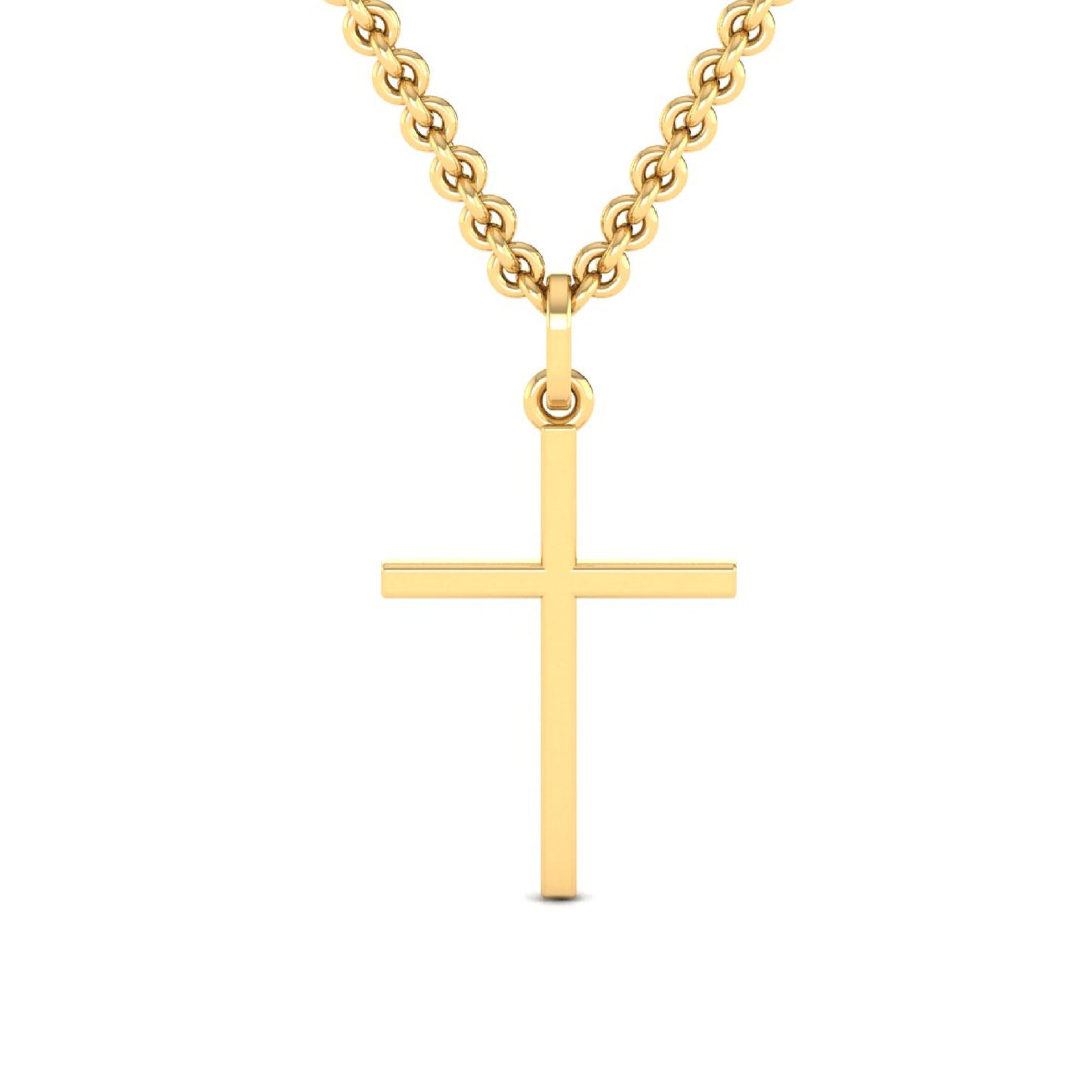 Yellow Gold Cross Pendant
