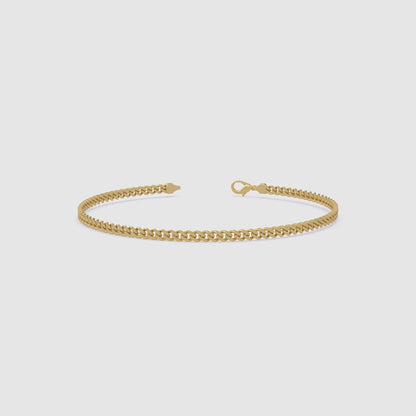 Miami Cuban Chain Bracelet in 18k Gold
