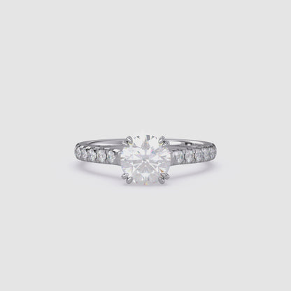 Round Lab Grown Diamond Ring