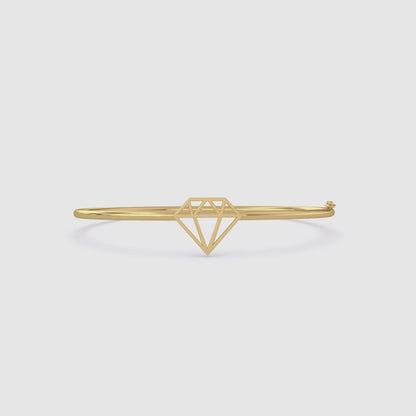Diamond Shape Bangle