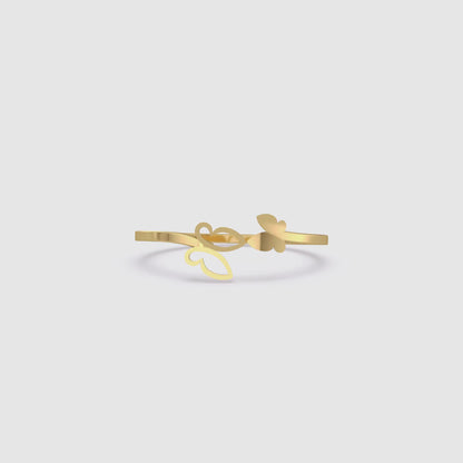 Yellow Gold Knot ring