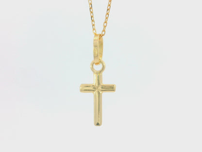 Yellow Gold Cross Pendant