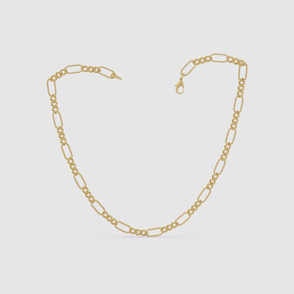 18k Yellow Gold Figaro Chain