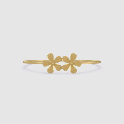 Flower charm Bangle