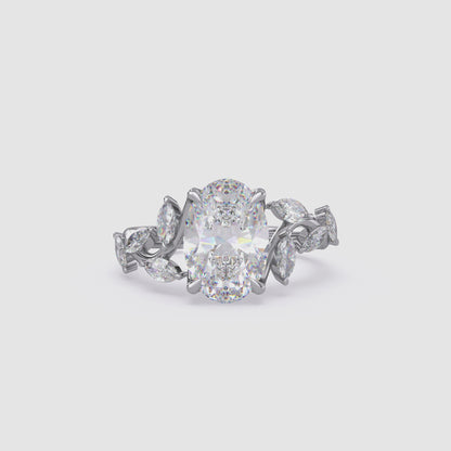Lab Grown Diamond Oval Shape Ring