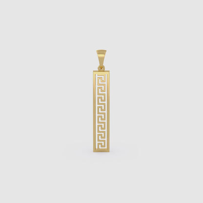 Greek Key Pattern Pendant