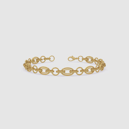 Gold chainlink bracelet